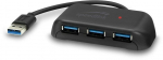 Speedlink USB &scaron;akotuvas Snappy Evo 4 prievadų (SL-140109-BK)