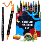 Akriliniai markeriai - flomasteriai Arrtx, 32 vnt