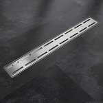 grindų latakas inox 110cm line su sifono sifonu du&scaron;o padėklas