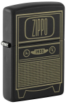 Žiebtuvėlis Zippo 48619 Zippo Vintage TV Design, juodas