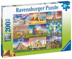 Dėlionė Ravensburger Pasaulio paminklai, 13290, 200 d.