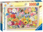 Dėlionė su gėlėmis Ravensburger Blooming Beautiful, 1000 d.