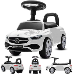 Stumiamas automobilis vaikams Sun Baby C-Class Coupe, baltas