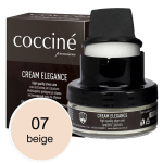 Coccine Cream Elegance batų tepalas su kempinėle, 50 ml, smėlio spalvos