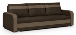 Trivietė sofa Condi, ruda/&scaron;viesiai ruda