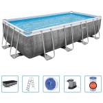 Baseino rinkinys Bestway Power Steel, 549x274x122cm, su filtru