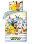 Vaiki&scaron;kas patalynės komplektas Pokemon, 140x200, 2 dalių