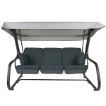 Sodo supynės Patio Rimini H021-06PB, žalios spalvos poliesteris, 4 vietų