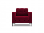 Fotelis Cosmopolitan Design Bali 1S-V, raudonas/juodas