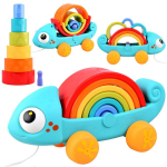 Montessori dėlionė, vaivoryk&scaron;tinis chameleonas