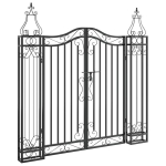 Sodo vartai vidaXL 121x8x120 cm