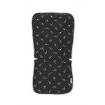 Pamink&scaron;tinimas vežimėliui Lorelli, black floral