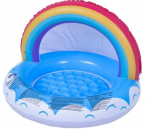 Pripučiamas baseinas &bdquo;Sun Club Rainbow&ldquo; kūdikių baseinas, kompakti&scaron;kas dydis, patogus dizainas