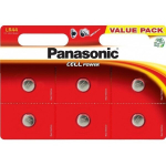 Panasonic &scaron;arminė mikrobaterija 1.5V LR44 6vnt