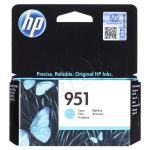 hp originalus ra&scaron;alas cn050ae, hp 951, žydras, 700p, skirtas hp officejet pro 251, 276, 8100, 8600 n911a, 8610