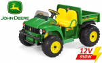 Dvivietis vaiki&scaron;kas elektromobilis Peg Perego John Deere Gator HPX, žalias/geltonas