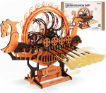 3D Medinis mechaninis konstruktorius Viking Dragon Ship