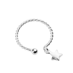 Sidabrinis žiedas Nightstar R0417