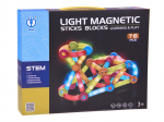 Spalvingos magnetinės kaladėlės, 76 dalys