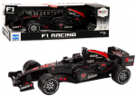 Sportinis automobilis F1 su garsais ir &scaron;viesom, juodas