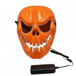LED ap&scaron;viesta Helovyno moliūgo kaukė, raudona