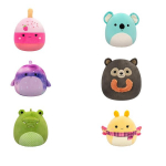 Pliu&scaron;inis žaislas Squishmallows Pama bra&scaron;kinio pyrago ant pagaliuko 30 cm, ypač mink&scaron;tas