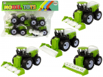 Žemės ūkio transporto priemonių rinkinys Lean Toys, 4 vnt.