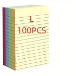 Didelė Lipnių Lapučių Bloknotas - Linijinis, 4 Spalvų, L-100 vnt