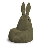 Sėdmai&scaron;is Qubo Daddy Rabbit samaninis veliūras, prakti&scaron;kas, su kojelėmis