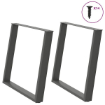 Valgomojo stalo kojelės, u formos, 2 vnt., 100x(72-73) cm