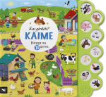 Kas girdėti? Kaime. Knyga su 10 garsų
