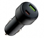 Qualo automobilinis įkroviklis Usb-c, Usb-a 32w
