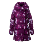 Huppa Moterų žieminis paltas HEDDA, burgundy pattern