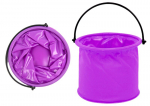 Sulankstomas PVC kibirėlis vaikams, violetinis