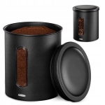 Xavax Barista 500g matinės juodos spalvos sandarus kavos dozatorius