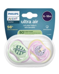 Čiulptukai Philips Avent Ultra Air, 6-18mėn., 2 vnt.
