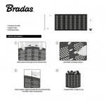 Komposto dėžė Bradas, 800 l, &Oslash;105 cm