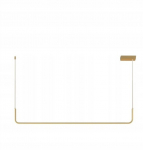 Patinar Led pakabinama linijinė &scaron;viestuvė, 90 cm, 12w, 3000k, auksinė