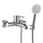 Vonios mai&scaron;ytuvas su du&scaron;o komplektu Kuchinox NOIA, BNK_211D, Brushed steel