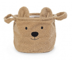 CHILDHOME DAIKTŲ IR ŽAISLŲ LAIKYMO KREP&Scaron;YS 25X20X20 CM, TEDDY BEIGE