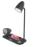 Tellur stalinis &scaron;viestuvas su įkrovikliu ir Bluetooth garsiakalbiu Nostalgia TLL151361, juodas