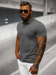 J.Style Polo Mar&scaron;kinėliai Vyrams Dark Grey 8T80-5 8T80-5/XL