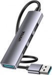 Unitek H1208cgy01 Aliuminio Usb-a Hub 4-in-1: 1x5gbps, 3x480mbps