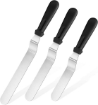 U-formos spatulė, patiserijos, 3 vnt.