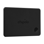 Chipolo CARD &ndash; Wireless Rechargeable Slim Bluetooth Tracker for iOS & Android, Charcoal