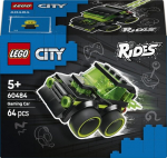 60484 &bdquo;LEGO&reg; City&ldquo; &bdquo;Ratai&ldquo; &ndash; žaidimų lenktyninis automobilis