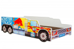 Vaiki&scaron;ka lova sunkvežimio formos RIKO 160x80 su čiužiniu &ndash; Monster Truck