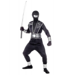 &bdquo;VEIDRODINĖ NINJA&ldquo; (paltas, kelnės, liemenė su diržu, rankų apsaugos, kojų apsaugos, pir&scaron;tinės, kaukė)