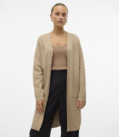 Vero Moda moteri&scaron;kas megztinis 10309316*01, smėlio spalvos/silver