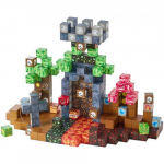 Magnetiniai statybiniai blokeliai, 100 vnt., 2x2x2 cm, konstruktorius